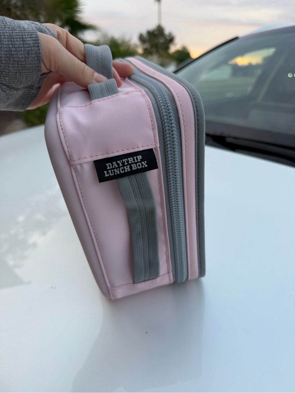 Yeti Pink and Gray Insulated Lunch Box - Picture 3 of 5